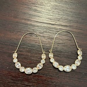 Anthropologie gold earrings